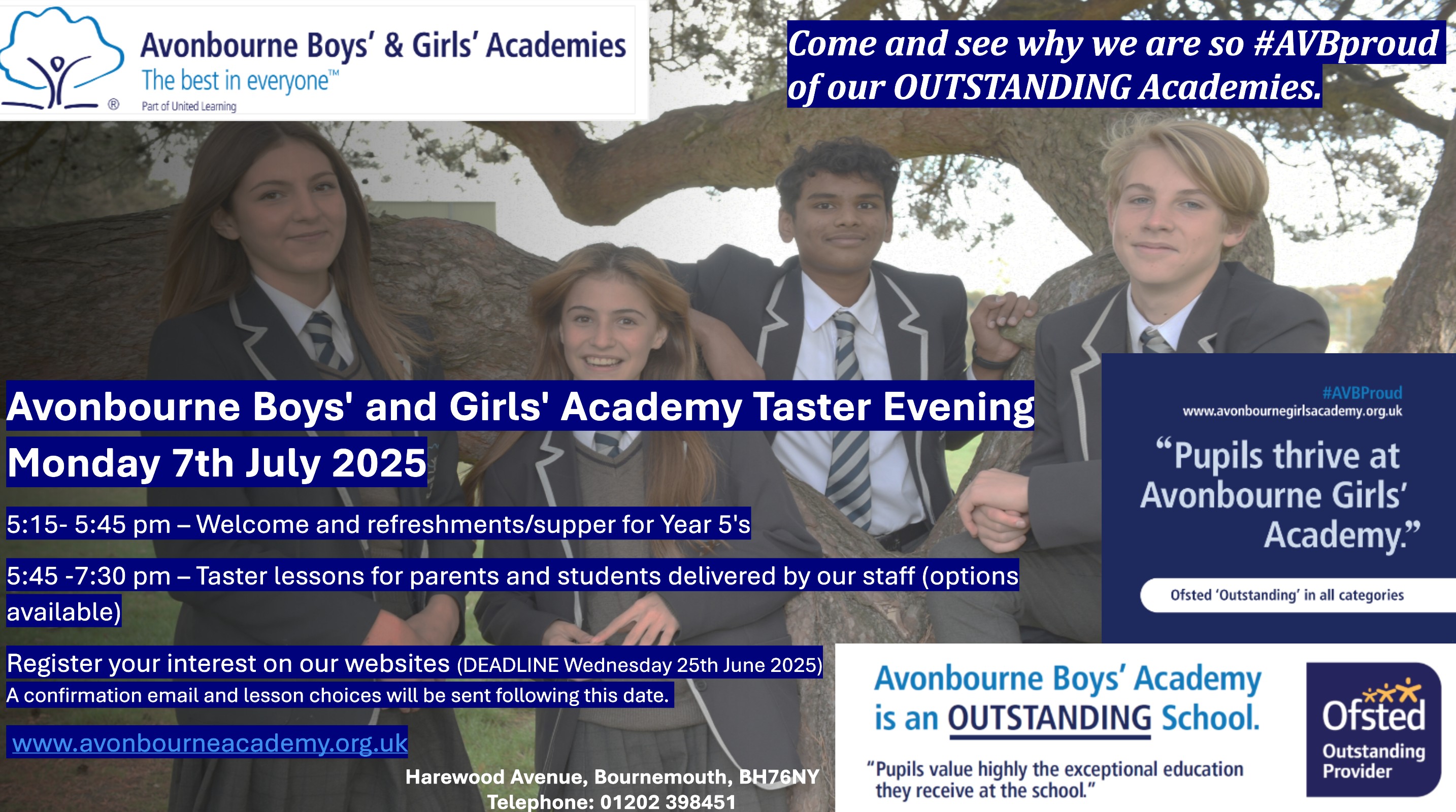 Avonbourne Taster Evening